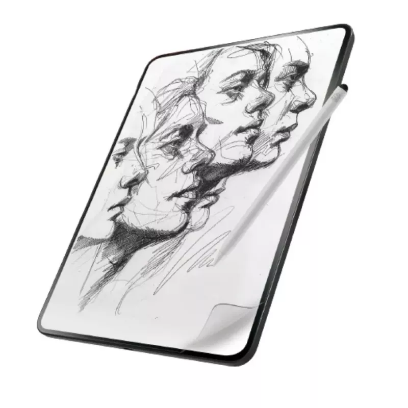 Į popierių panašus ekrano apsauga Zagg Fusion Canvas, skirta 13 colių Apple iPad Pro (M4), matinis polimeras, 1 vnt.