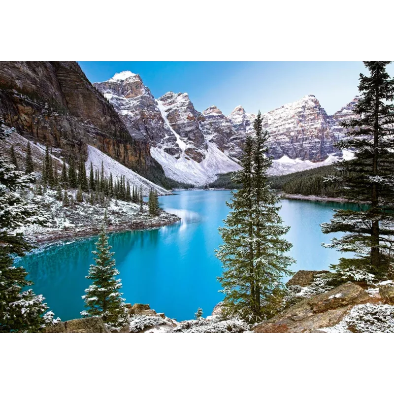 Dėlionė Castorland The Jewel of the Rockies, Kanada — 1000 detalių, peizažas, 680 mm plotis