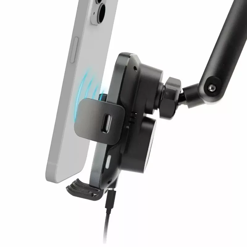Aktyvus automobilinio telefono laikiklis SBS Mobile TESUPEXTWIR15W mobiliesiems telefonams, juodas