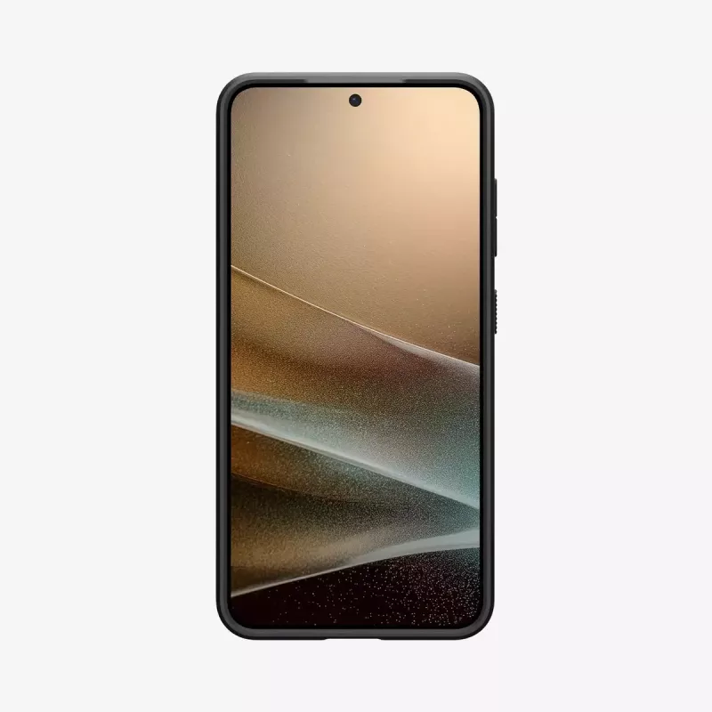 Cover Spigen Galaxy S25 Liquid Air Matte Juoda Monochromatic