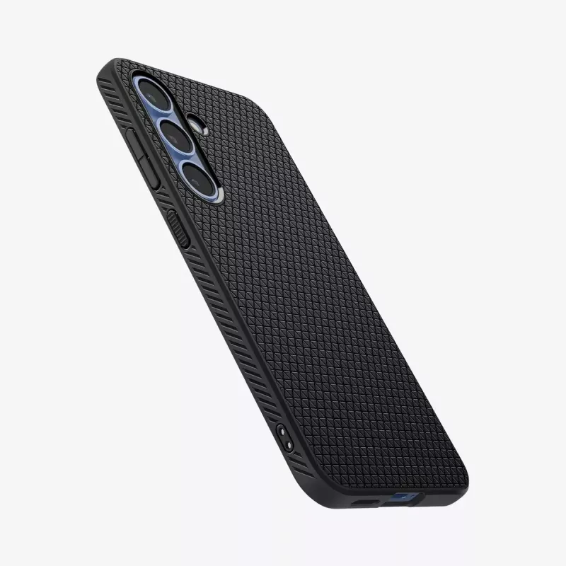 Cover Spigen Galaxy S25 Liquid Air Matte Juoda Monochromatic