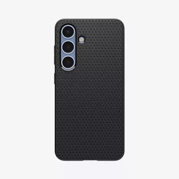 Cover Spigen Galaxy S25 Liquid Air Matte Juoda Monochromatic