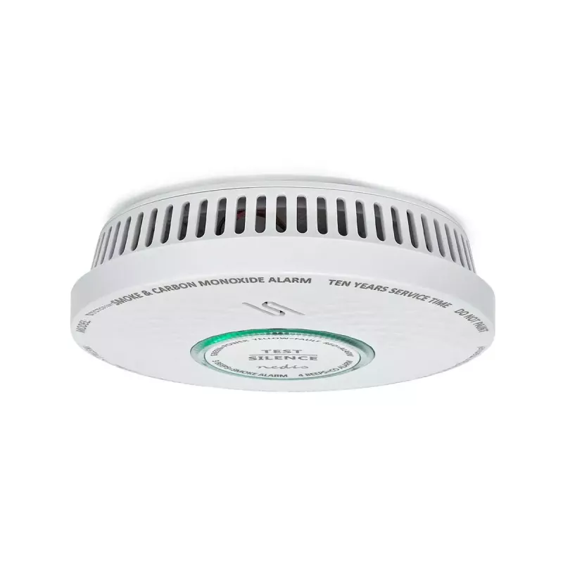 Oro mėginių ėmimo detektorius Nedis DTCTCS10WT baltas, maitinamas baterijomis