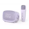 Vaikiška nešiojama kolonėlė MYFIRST myFirst Voice 2 – violetinė, kompaktiška įkraunama garso sistema vaikams