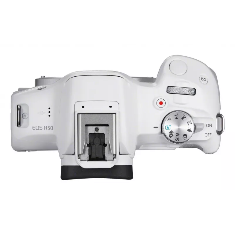 MILC kamera Canon EOS R50 balta 24,2 MP 4K Ultra HD