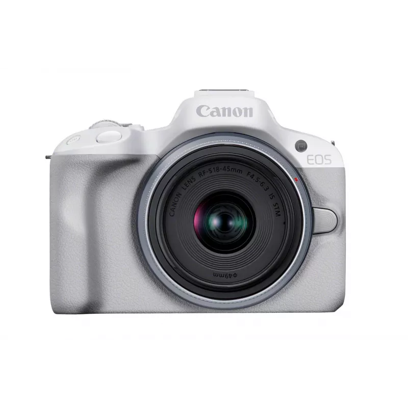 MILC kamera Canon EOS R50 balta 24,2 MP 4K Ultra HD