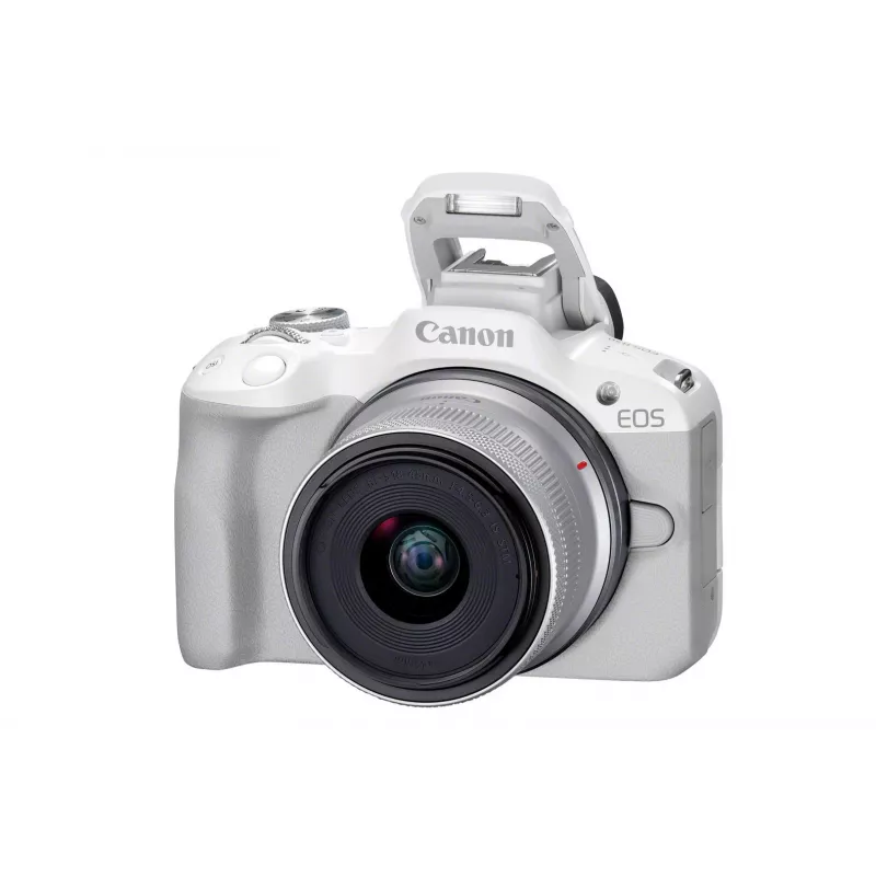 MILC kamera Canon EOS R50 balta 24,2 MP 4K Ultra HD