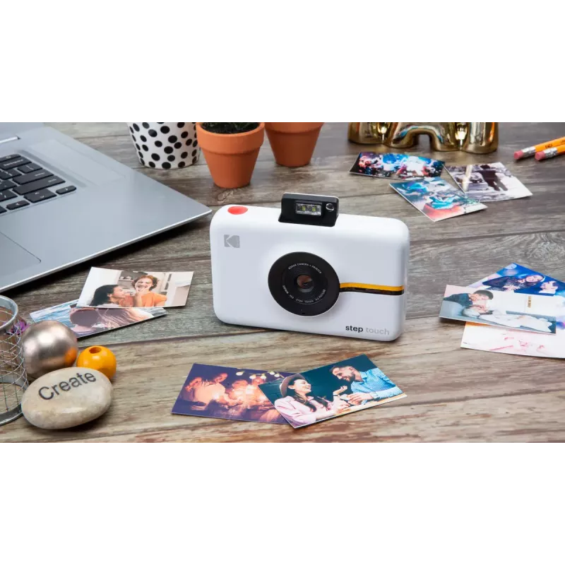 Kodak Step Touch Momentinis nuotraukų spausdintuvas 50 x 76 mm Baltas