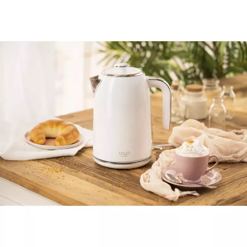 Elektrinis virdulys Adler 1,7 l 2200 W baltas