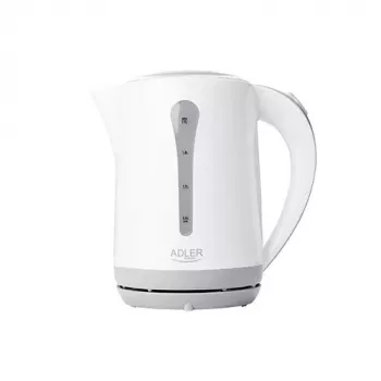 Elektrinis virdulys Adler AD 1244 — 2,5 l, 2200 W, baltas, paslėptas kaitinimo elementas