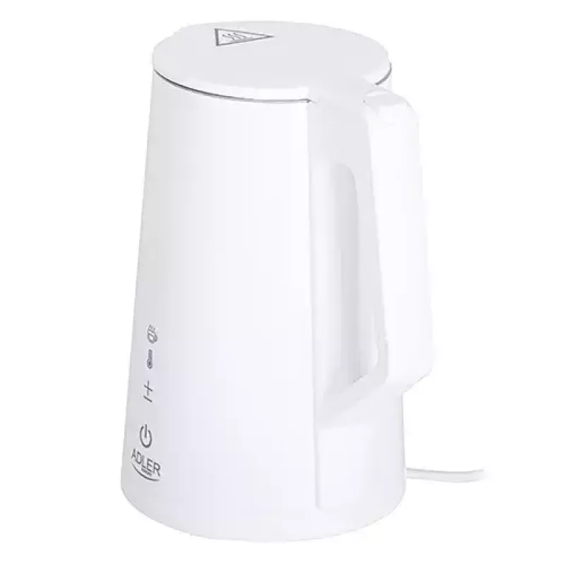 Elektrinis virdulys Adler 1,7 L 1850 W Baltas