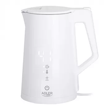 Elektrinis virdulys Adler 1,7 L 1850 W Baltas