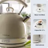 Ariete 2877 Virdulys Vintage, 1,7L, belaidis, smėlio spalvos, 1.7 L, 2000 W, smėlio spalvos, vandens lygio indikatorius, belaidis, filtravimas