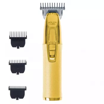 Barzdos kirpimo mašinėlė Adler AD 2836G Baterija 0.9 6 mm Auksinė
