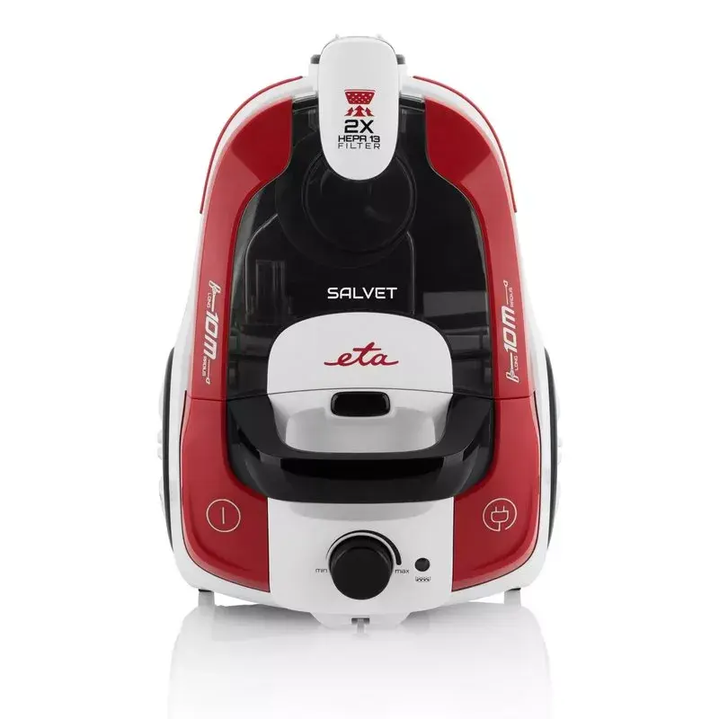 Bemaišis dulkių siurblys ETA ETA051390000 — 700 W, 2,2 l, HEPA, 70 dB (balta/raudona/juoda)