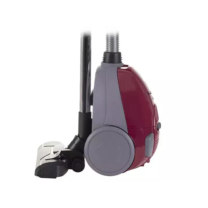 Dulkių siurblys LAFE 46412 — sausasis siurbimas, 800 W, teleskopinis vamzdis, 6 m veikimo spindulys, bordo