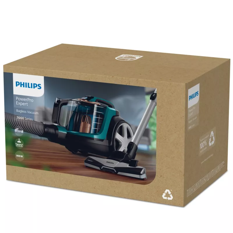 Philips PowerPro Expert FC9744/09 dulkių siurblys 2 L cilindrinis dulkių siurblys sausam valymui 900 W be maišelio