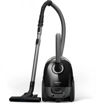 Cilindrinis dulkių siurblys Philips 3000 serija XD3112/09 — 900 W, 3 L dulkių maišelis, HEPA filtras, 9 m veikimo spindulys, TriActive antgalis