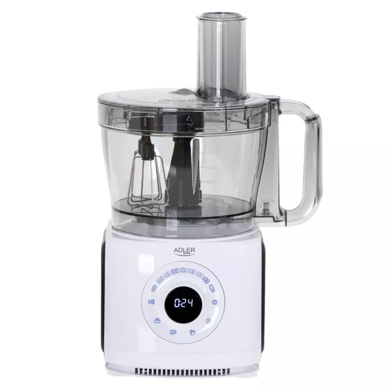Adler AD 4224 virtuvinis kombainas, 1000 W, 2 l dubuo, 7 greičiai, baltas