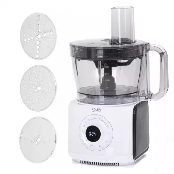 Virtuvinis kombainas Adler AD 4224 1000 W 3,5 L juoda balta