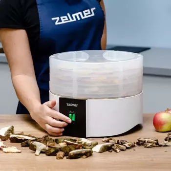 Maisto džiovyklė Zelmer ZFD1010 520 W juoda balta plastikas 30 cm