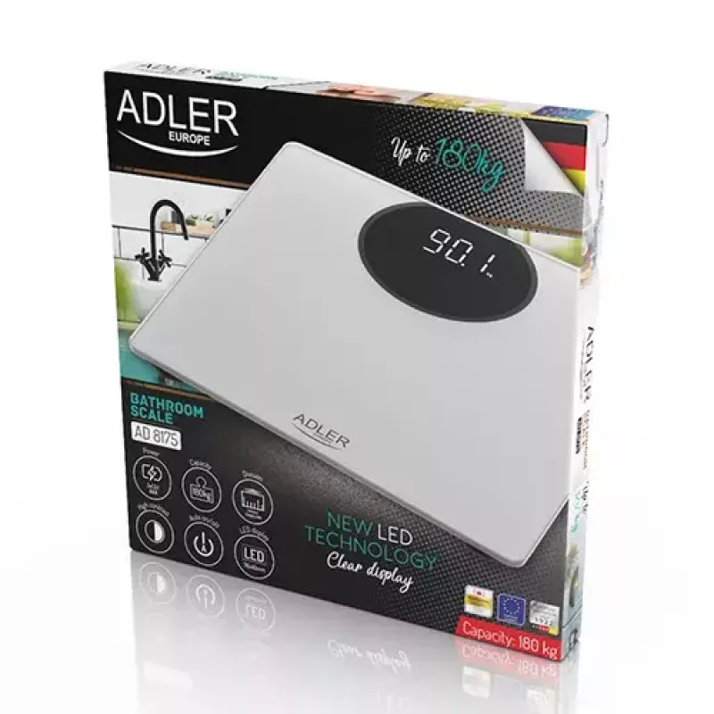 Elektroninė asmeninė svarstyklė Adler AD 8175