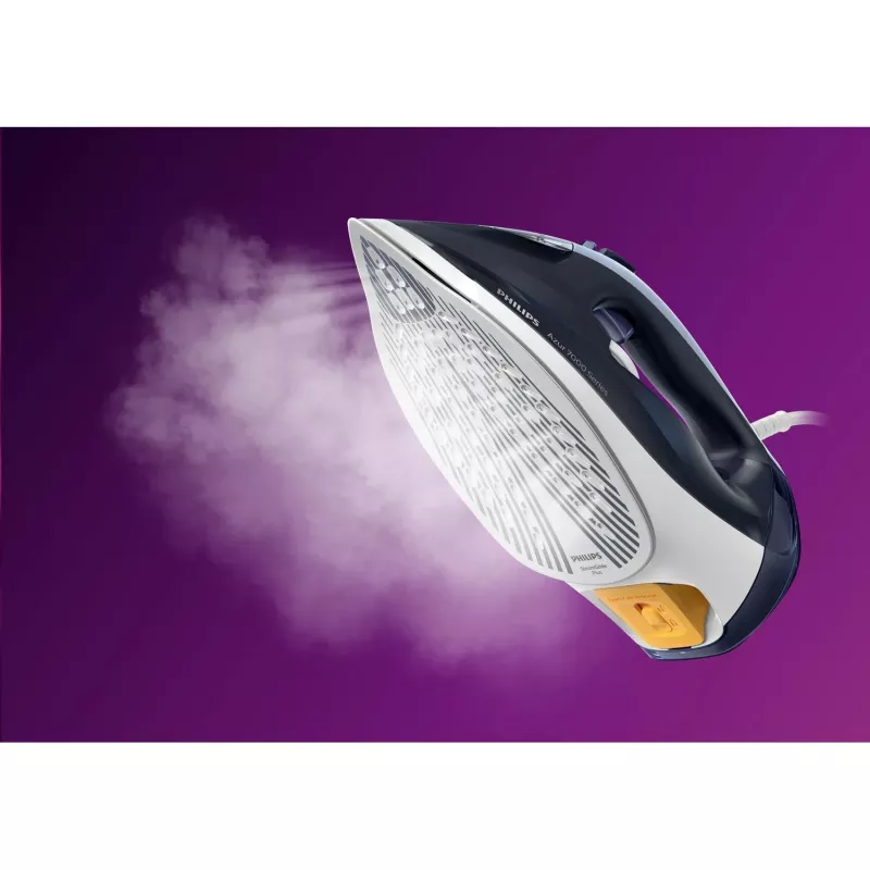 Sausas ir garų lygintuvas Philips DST7030/20 — 2800 W, 0,3 L bakelis, 50 g/min nuolatinio garo, 250 g/min garo pliūpsnio, SteamGlide Plus padas
