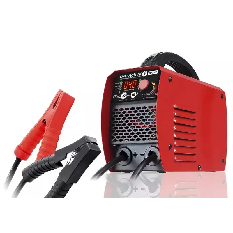 Automobilinis įkroviklis everActive CBC40 12V/24V, transporto priemonės akumuliatoriaus įkroviklis, suderinamas su 12V ir 24V sistemomis