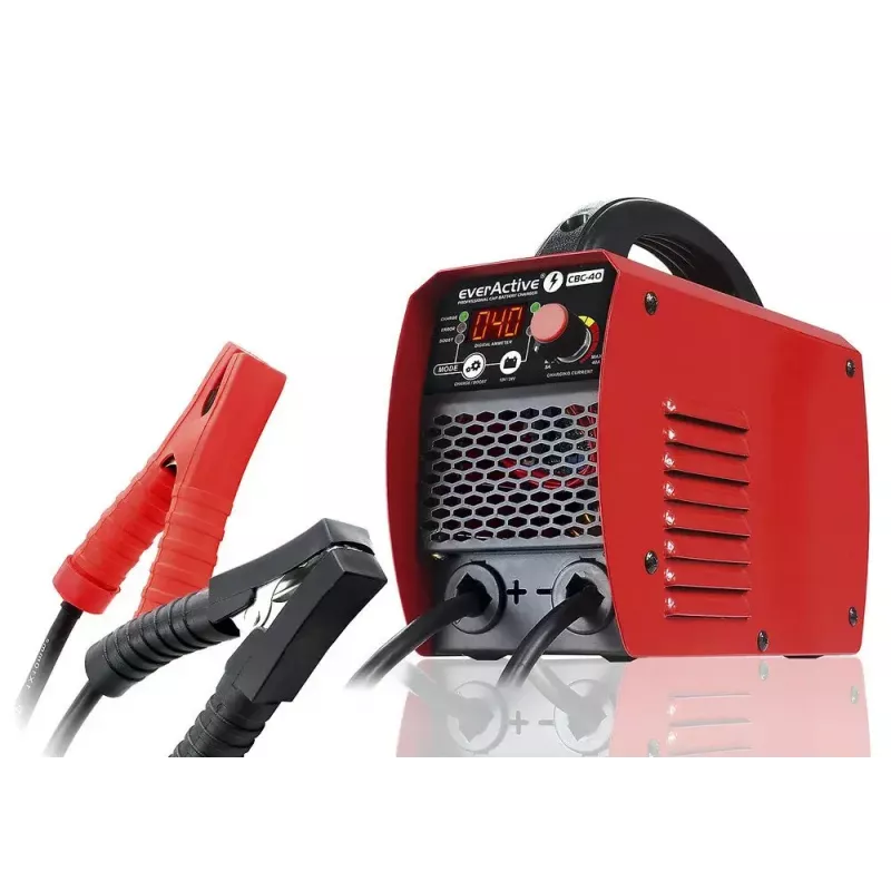 Automobilinis įkroviklis everActive CBC40 12V/24V, transporto priemonės akumuliatoriaus įkroviklis, suderinamas su 12V ir 24V sistemomis