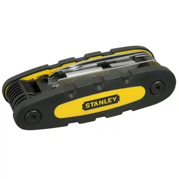 Daugiafunkcis įrankis STANLEY 14-in-1 sulankstomas fiksuojamas įrankis, juoda/geltona, 14 funkcijų