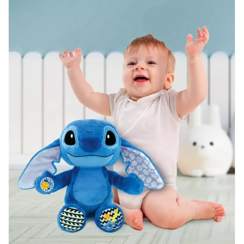Clementoni Disney Baby Stitch Calm & Play muzikinis pliušinis žaislas