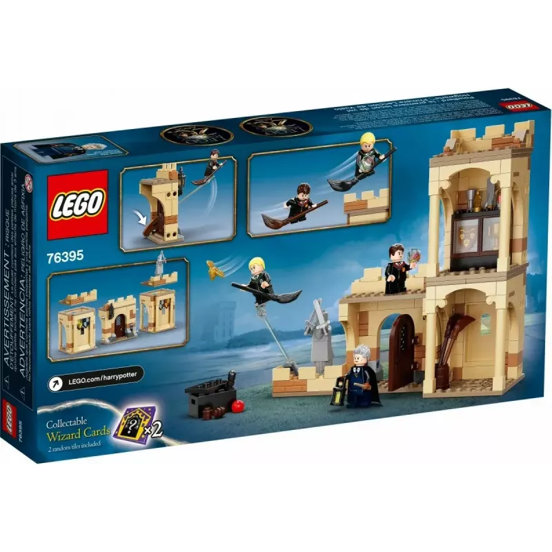 LEGO Haris Poteris rinkinys Hogvartso pirmoji skraidymo pamoka 76395 su Hario ir Drako minifigūromis