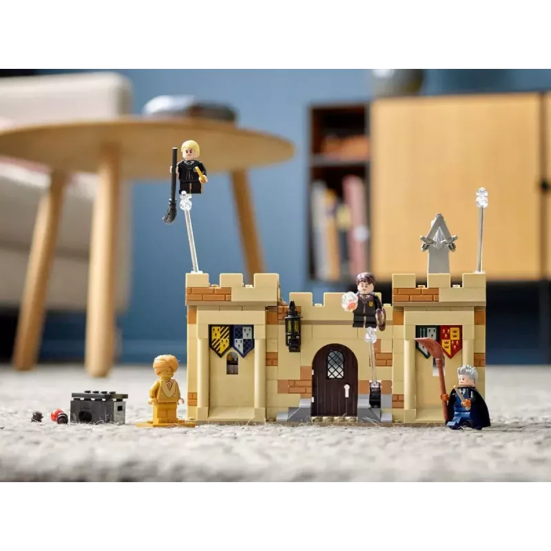 LEGO Haris Poteris rinkinys Hogvartso pirmoji skraidymo pamoka 76395 su Hario ir Drako minifigūromis