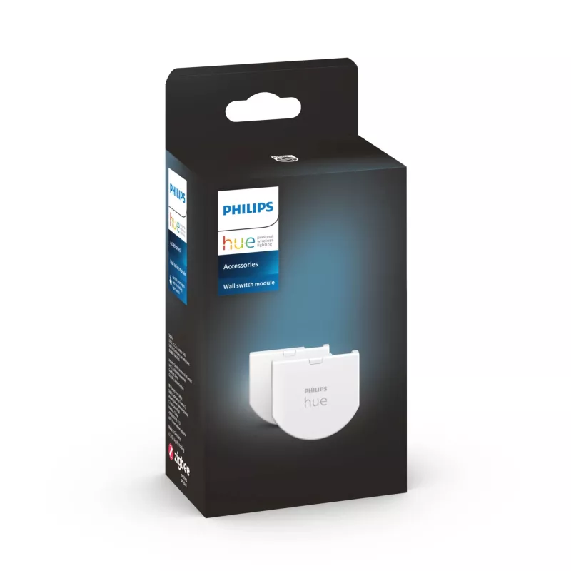 Philips Hue sieninio jungiklio modulis, 2 vnt., belaidis, baltas, IP20, plastikas, IP20, III