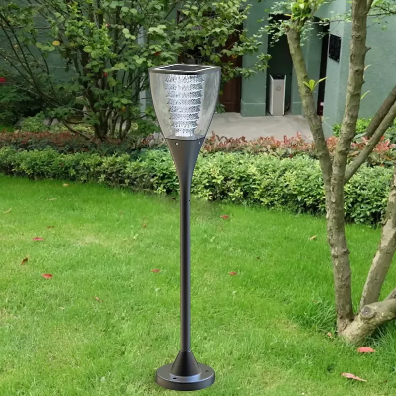 Lauko stulpinis apšvietimas PowerNeed ESL-25H LED Juoda IP65