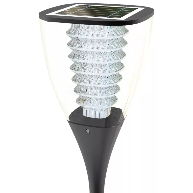 Lauko stulpinis apšvietimas PowerNeed ESL-25H LED Juoda IP65