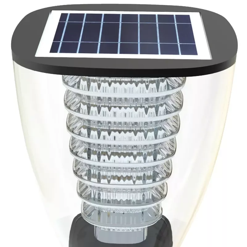 Lauko stulpinis apšvietimas PowerNeed ESL-25H LED Juoda IP65