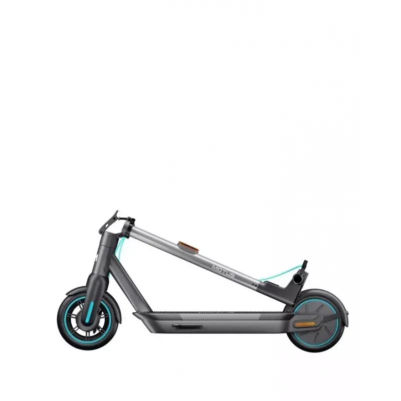 Elektrinis paspirtukas Motus Scooty 10 GEN5 — 350 W variklis, 36 V/15 Ah baterija, 10 colių ratai, maksimalus greitis 20 km/val., IP54, sulankstomas