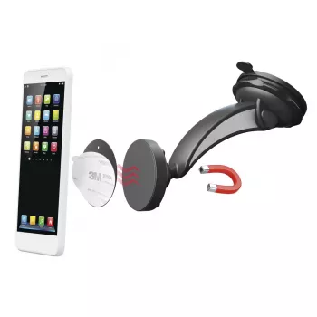 Pasyvus laikiklis Hama Magnet 00201512 juodas, skirtas mobiliesiems telefonams / išmaniesiems telefonams