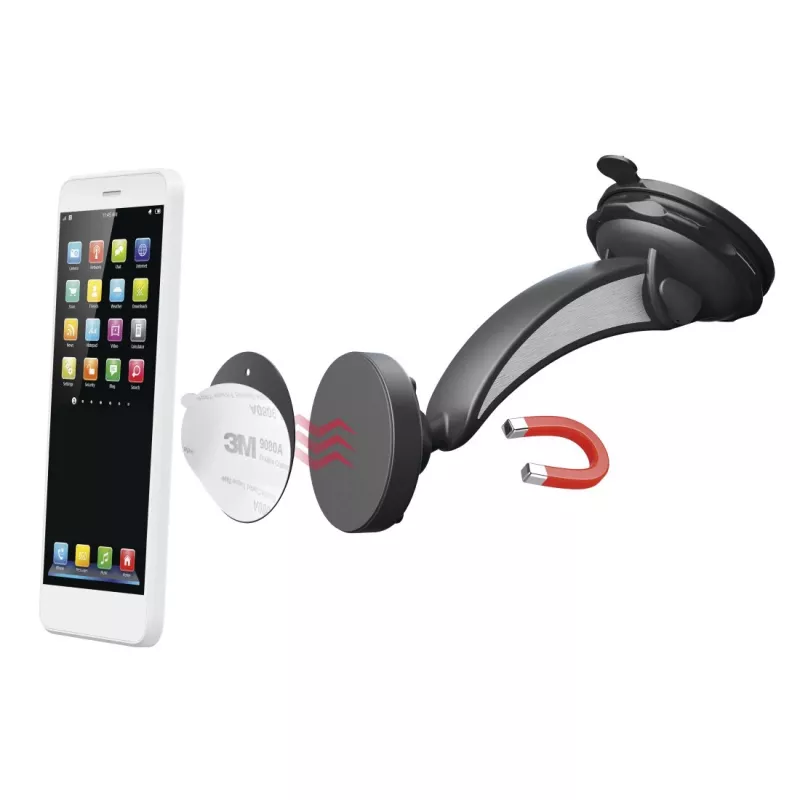 Pasyvus laikiklis Hama Magnet 00201512 juodas, skirtas mobiliesiems telefonams / išmaniesiems telefonams
