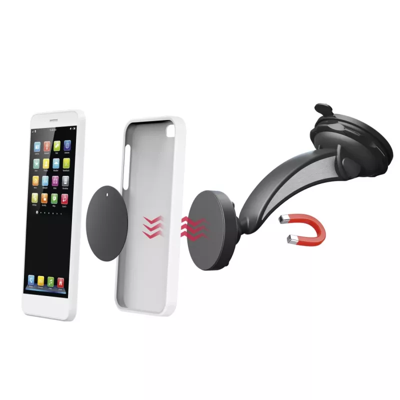 Pasyvus laikiklis Hama Magnet 00201512 juodas, skirtas mobiliesiems telefonams / išmaniesiems telefonams