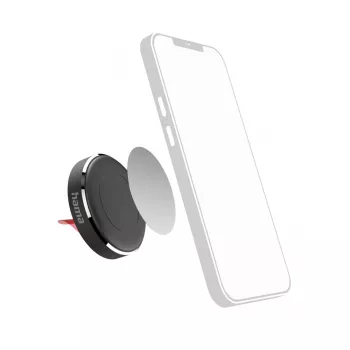 Pasyvus laikiklis Hama Magnet 00201518 Juodas Mobilusis telefonas Išmanusis telefonas
