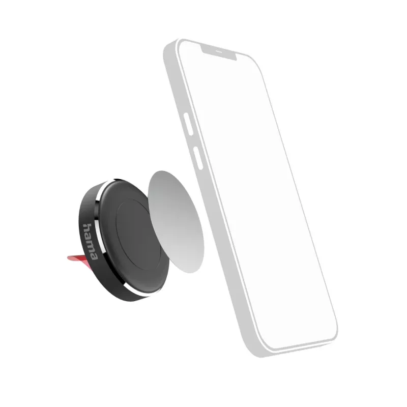 Pasyvus laikiklis Hama Magnet 00201518 Juodas Mobilusis telefonas Išmanusis telefonas