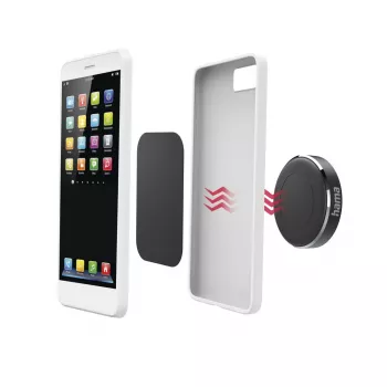 Pasyvus laikiklis Hama Magnet 00201518 Juodas Mobilusis telefonas Išmanusis telefonas