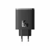 Greitasis įkroviklis Baseus Cube Pro 65W — 3 prievadai (2×USB-C, 1×USB-A), 110–240V, kintamoji srovė, vidaus, universalus suderinamumas, juodas, 0,154 kg
