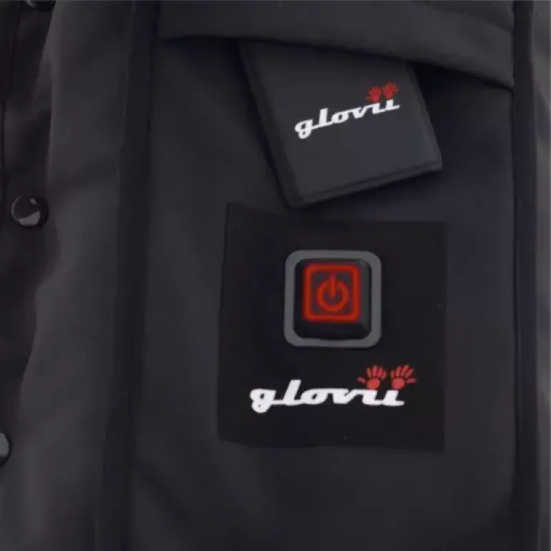 Nugaros apsauga Glovii GF41 Šildanti mova 4in1 Unisex Juoda Pilka