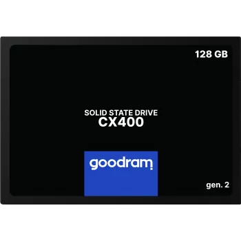 2,5 col. SATA III SSD GOODRAM SSDPR-CX400-128-G2 — 128 GB, 550/460 MB/s, 3D TLC NAND