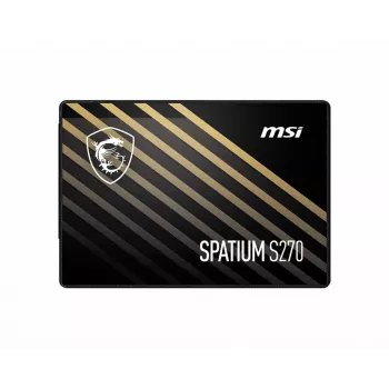 2,5 colio SATA III SSD MSI SPATIUM S270 240GB — 3D NAND, 6 Gbit/s, 400 MB/s
