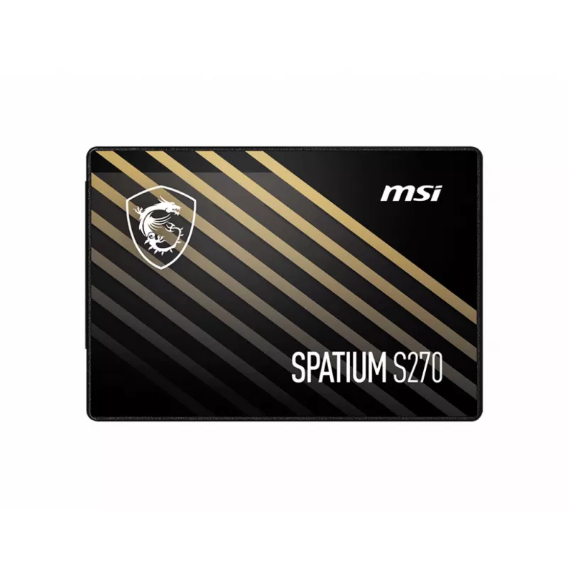 2,5 colio SATA III SSD MSI SPATIUM S270 240GB — 3D NAND, 6 Gbit/s, 400 MB/s