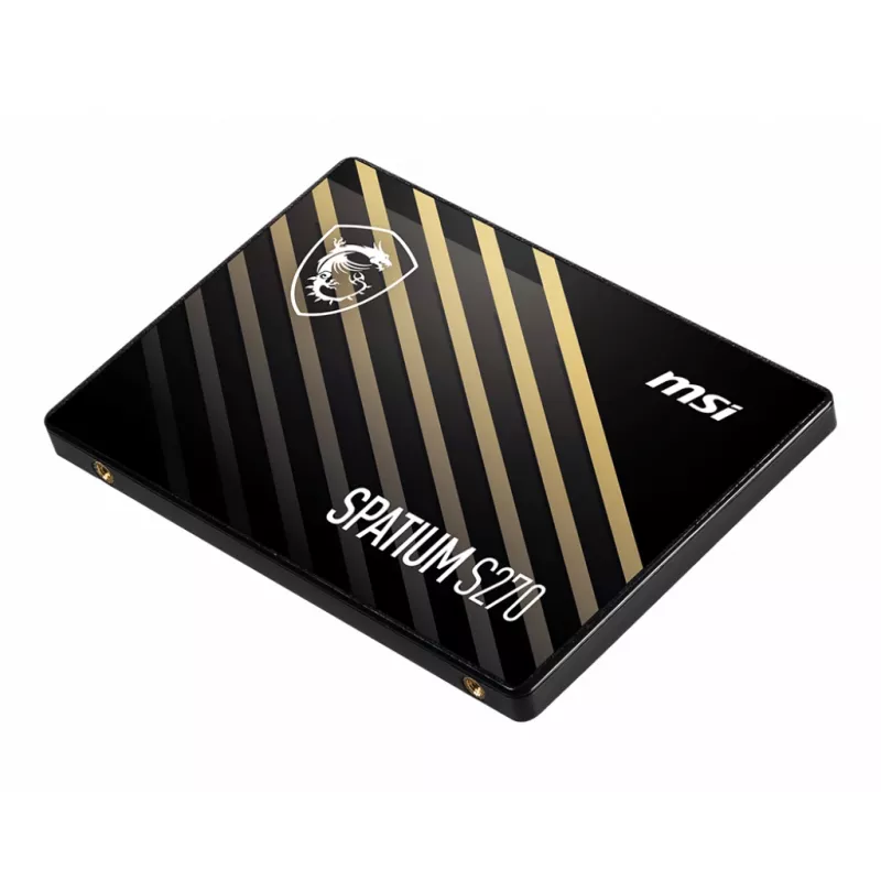 2,5 colio SATA III SSD MSI SPATIUM S270 240GB — 3D NAND, 6 Gbit/s, 400 MB/s